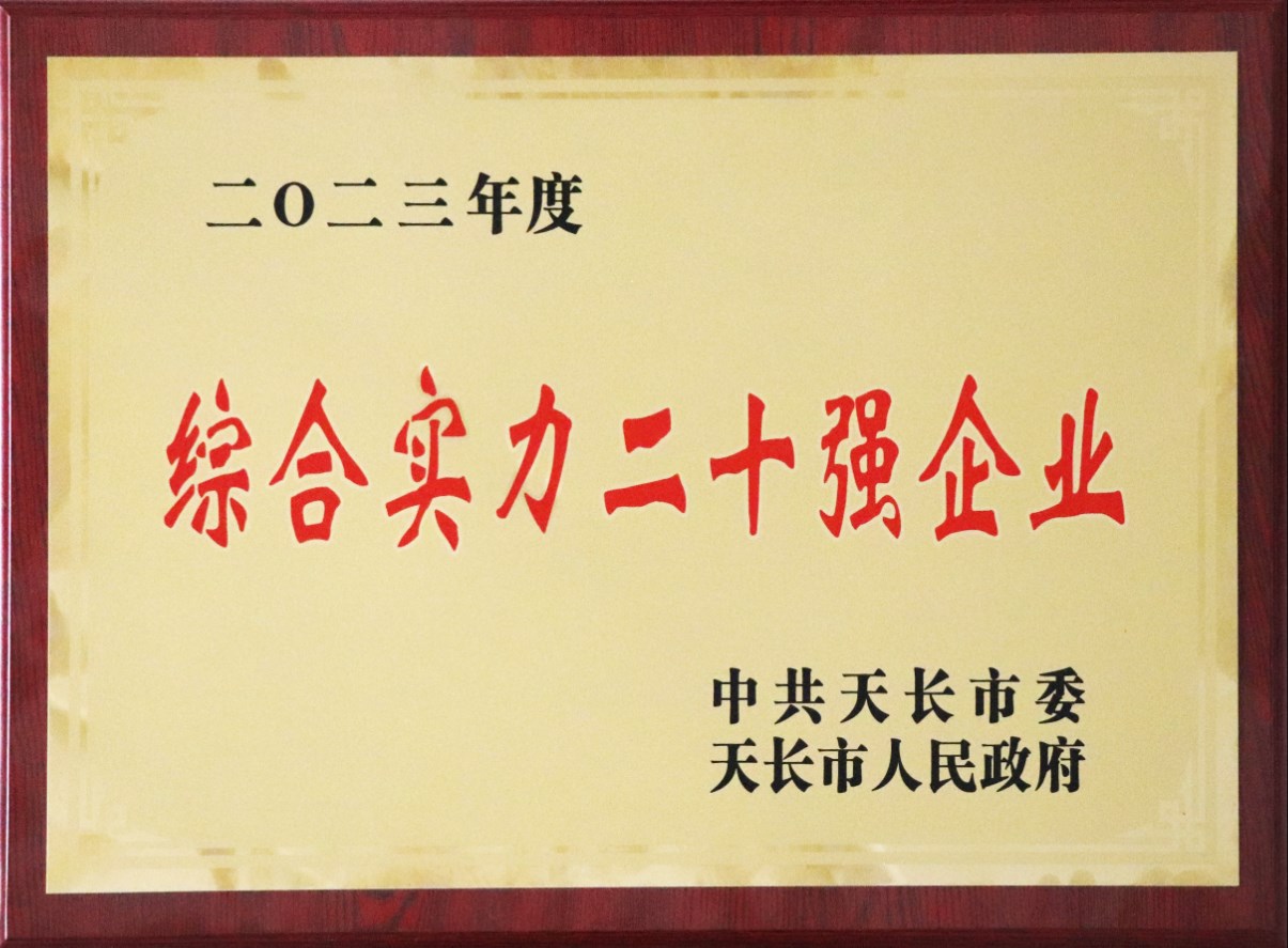 2023年度天長市綜合實力二十強企業(yè)