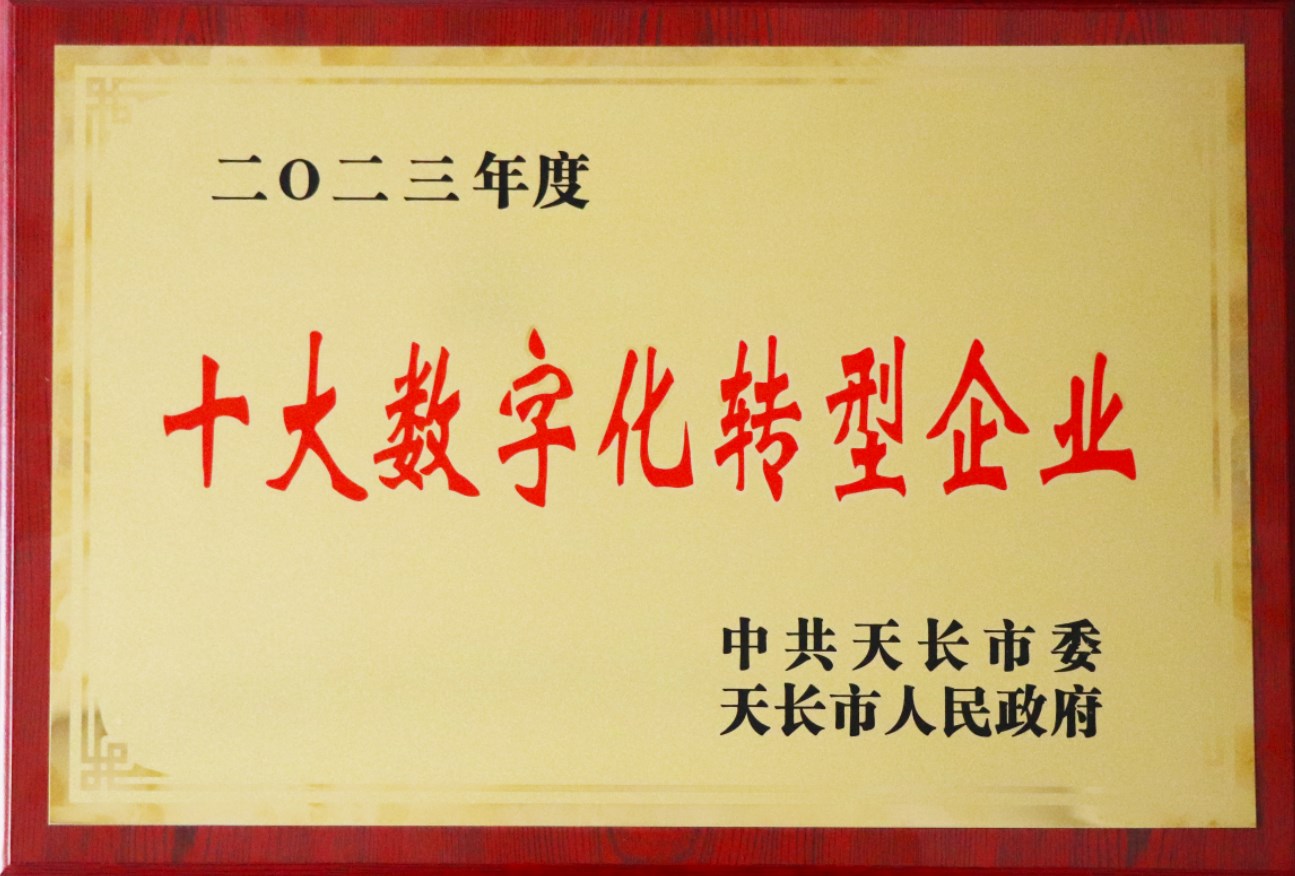 2023年天長市十大數字化轉型企業(yè)